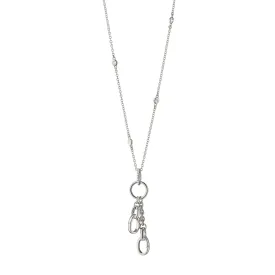 18" "Design Your Own" Small Charm Chain Necklace with Sapphires, 2 Charm Stations