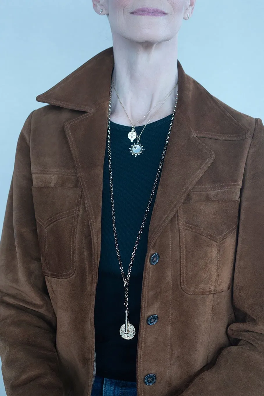 3 Charm Station Necklace