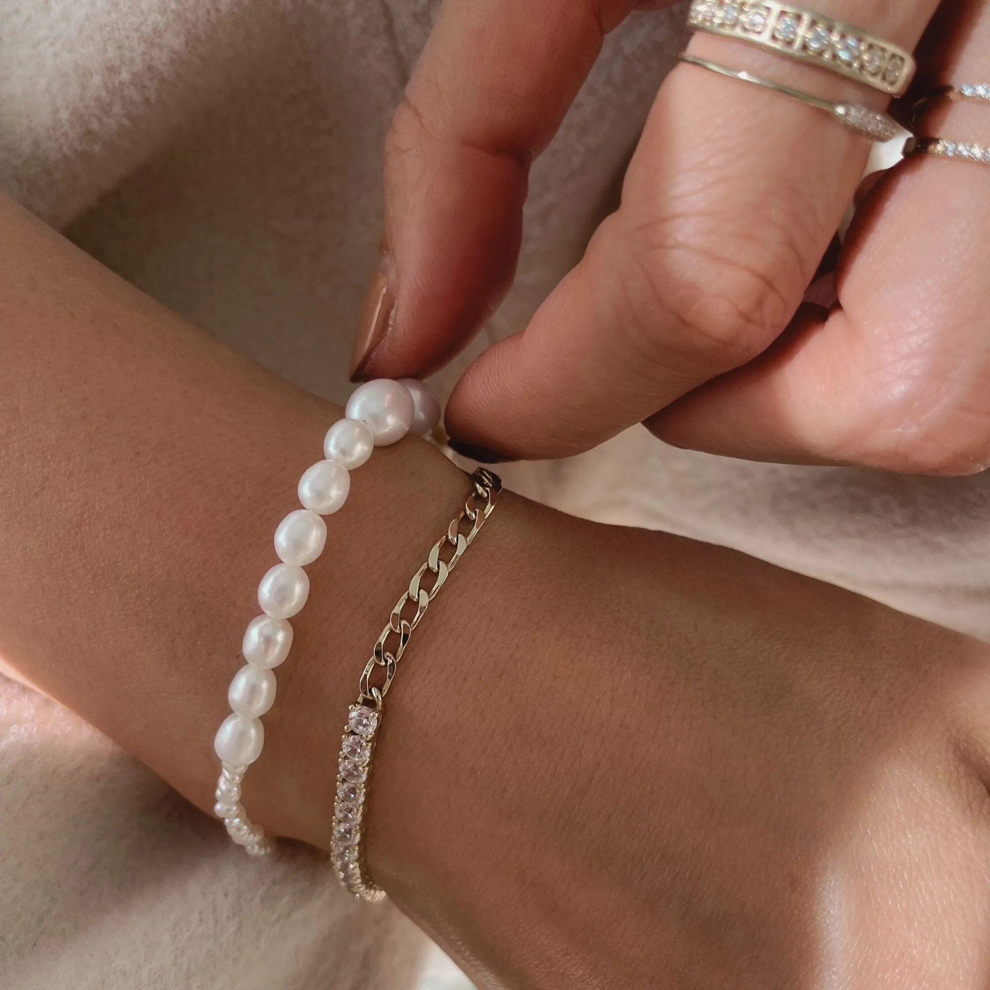 Acciai pearl bracelet