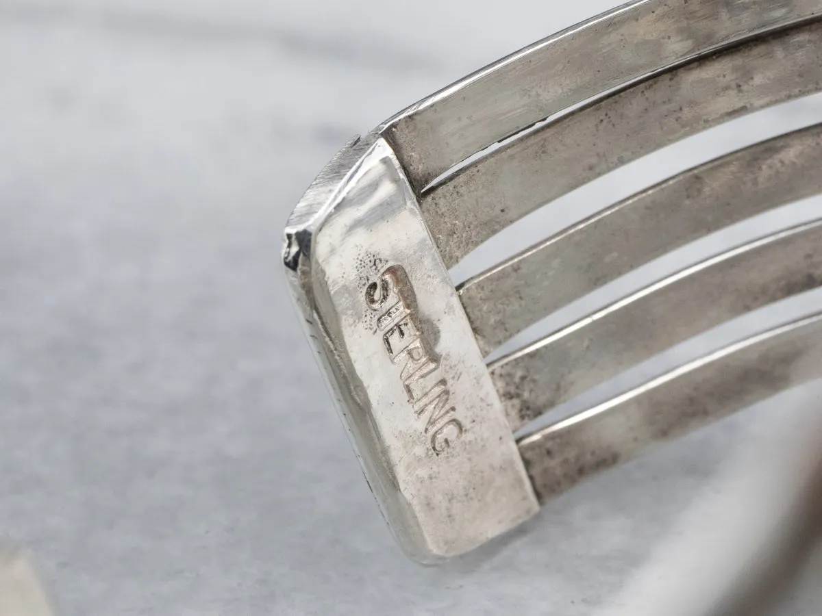 American Turquoise Sterling Silver Cuff Bracelet