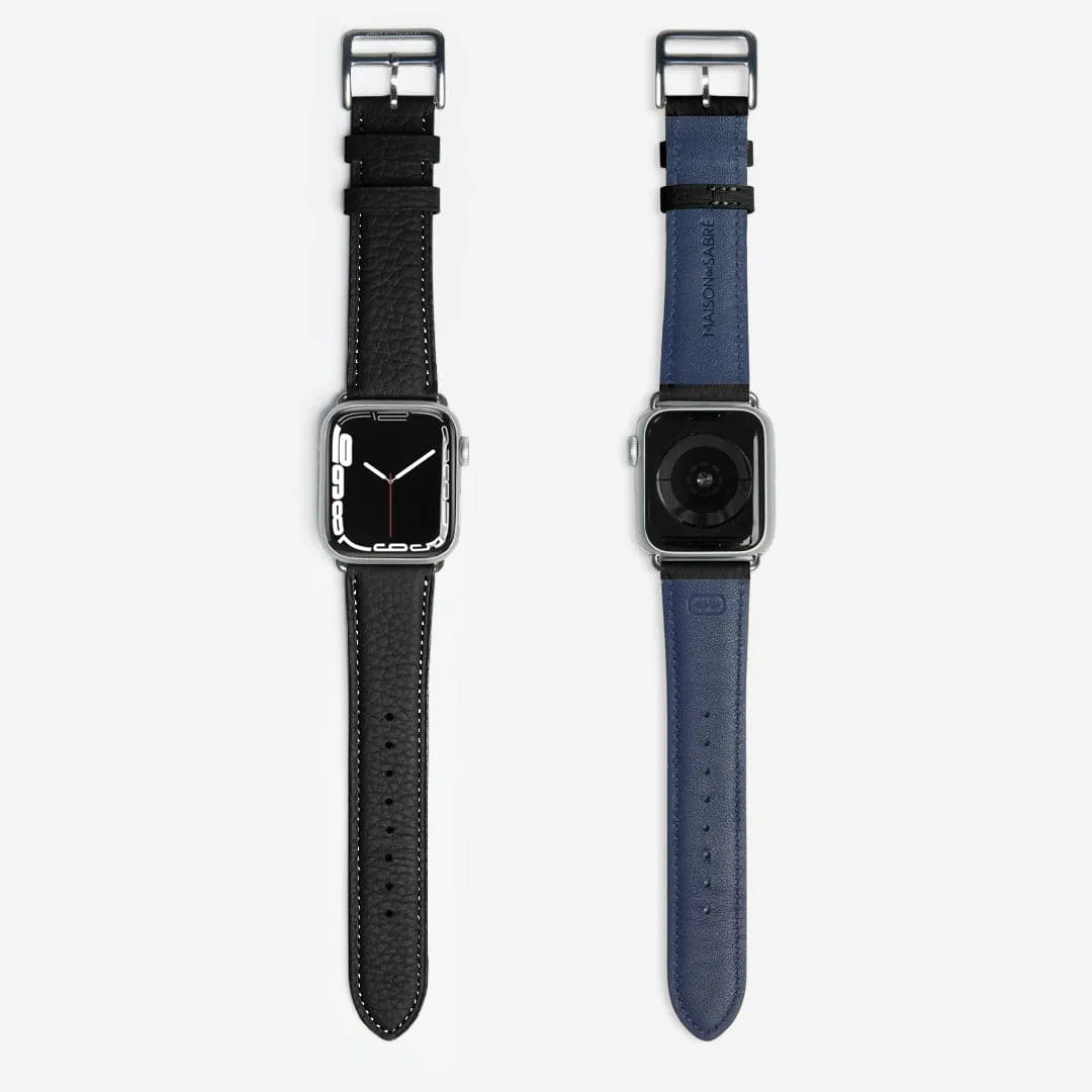 Apple Watch Band (42/45/49mm) - Black Caviar