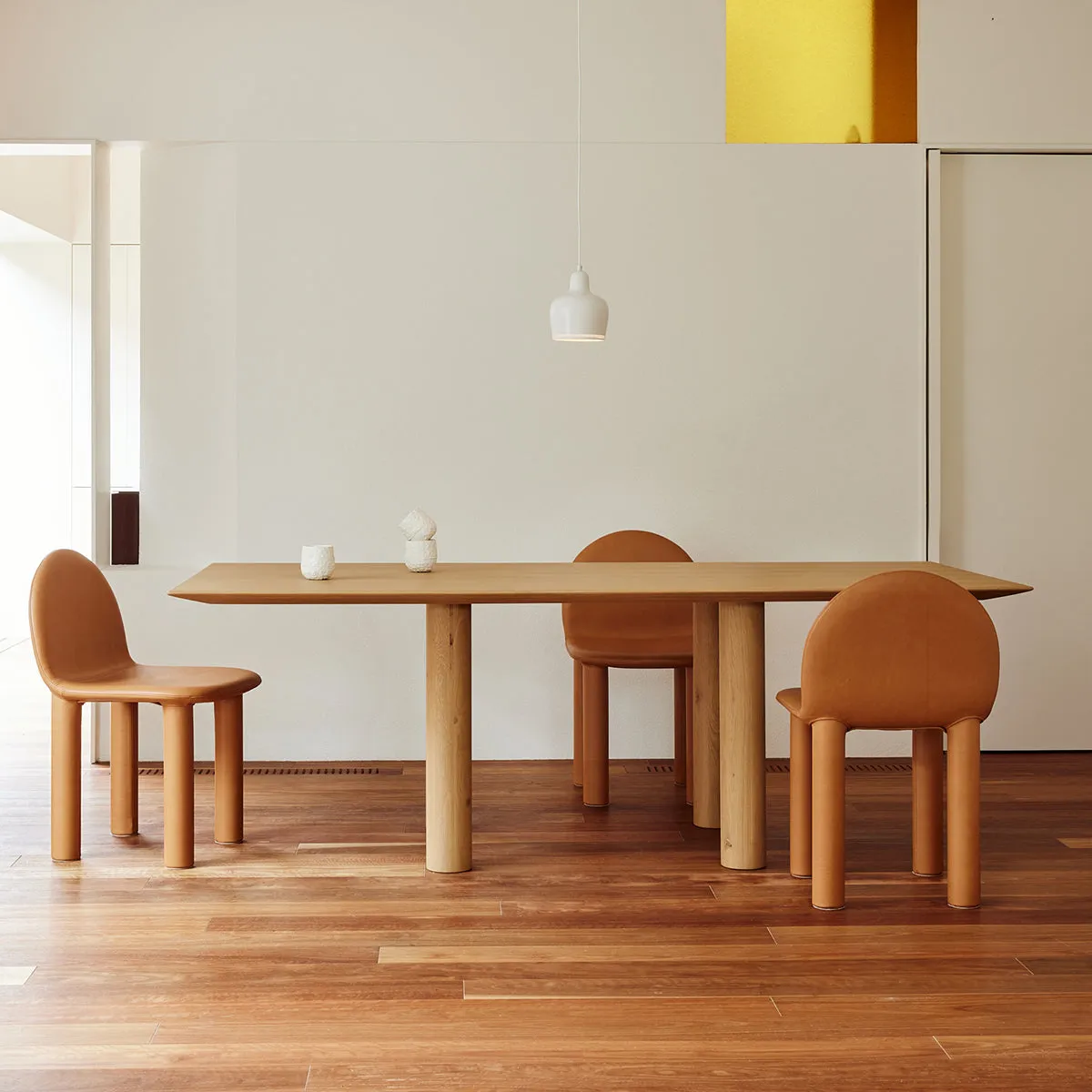 Arch Leather Dining Chair