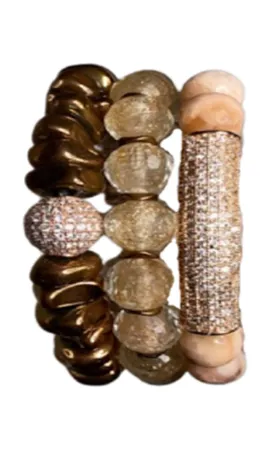 Arm Kandy by Heather Ford - Rose Gold Stack