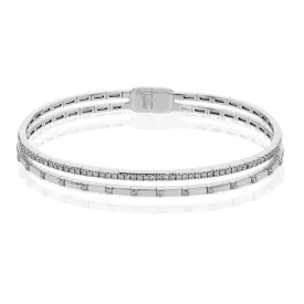 Bangle in 18k Gold with Diamonds