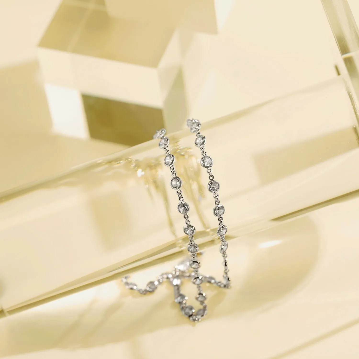 Bezel Link Necklace