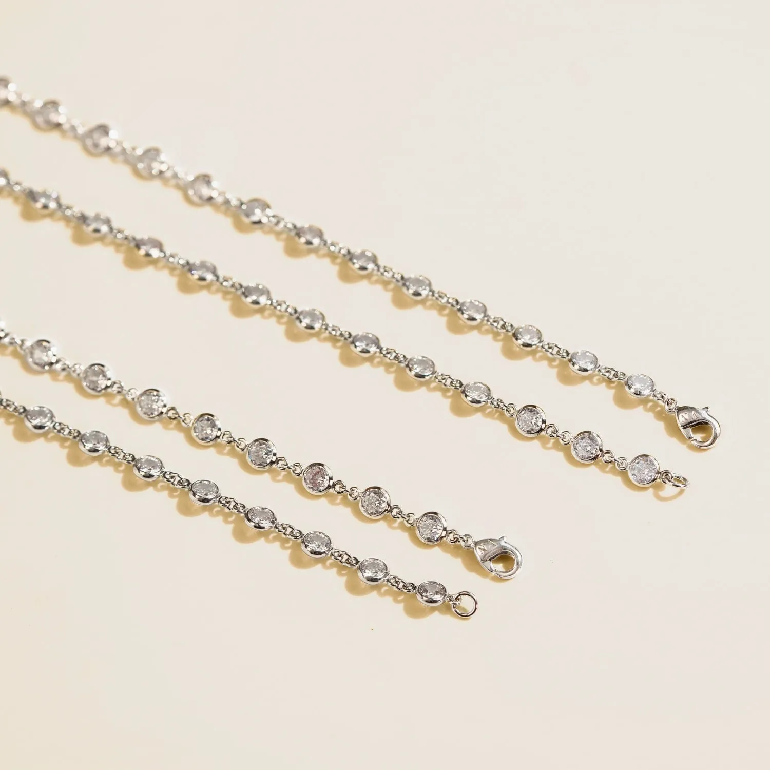 Bezel Link Necklace