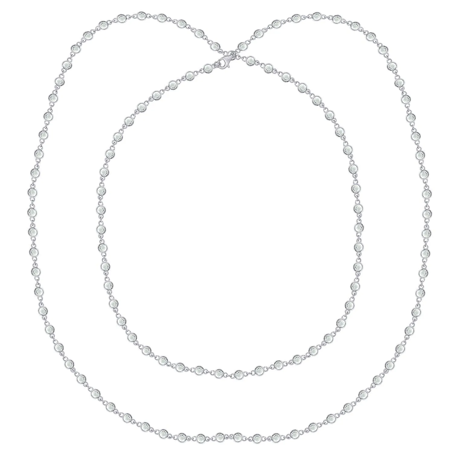 Bezel Link Necklace