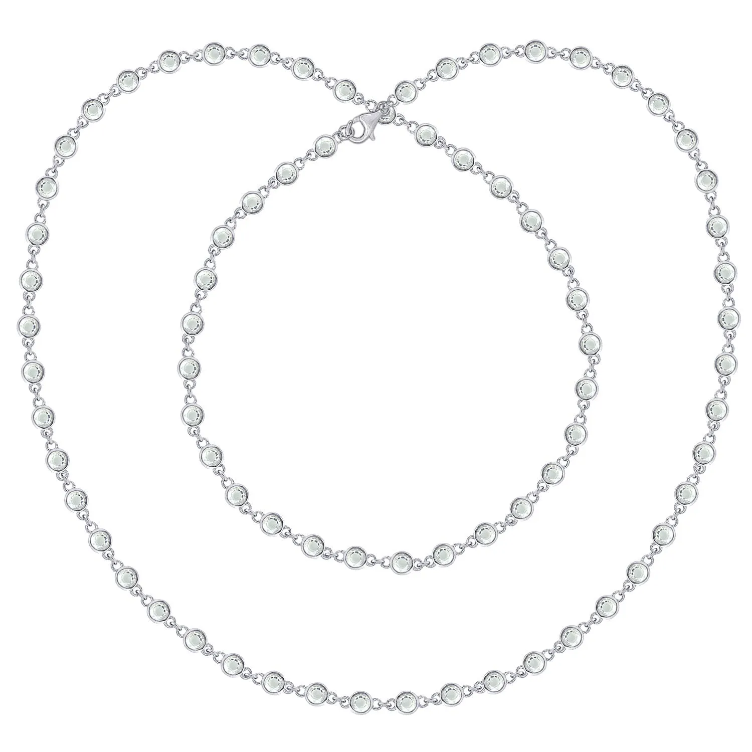 Bezel Link Necklace