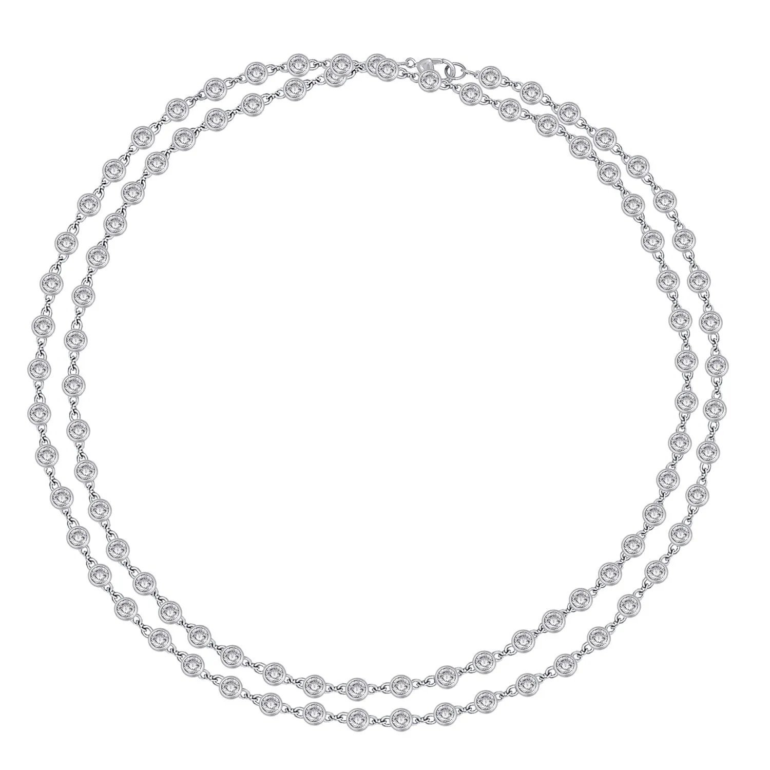 Bezel Link Necklace