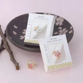 Bicolor Sakura Ear Cuff