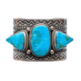 Birdseye Kingman Turquoise Cuff | Andy Cadman