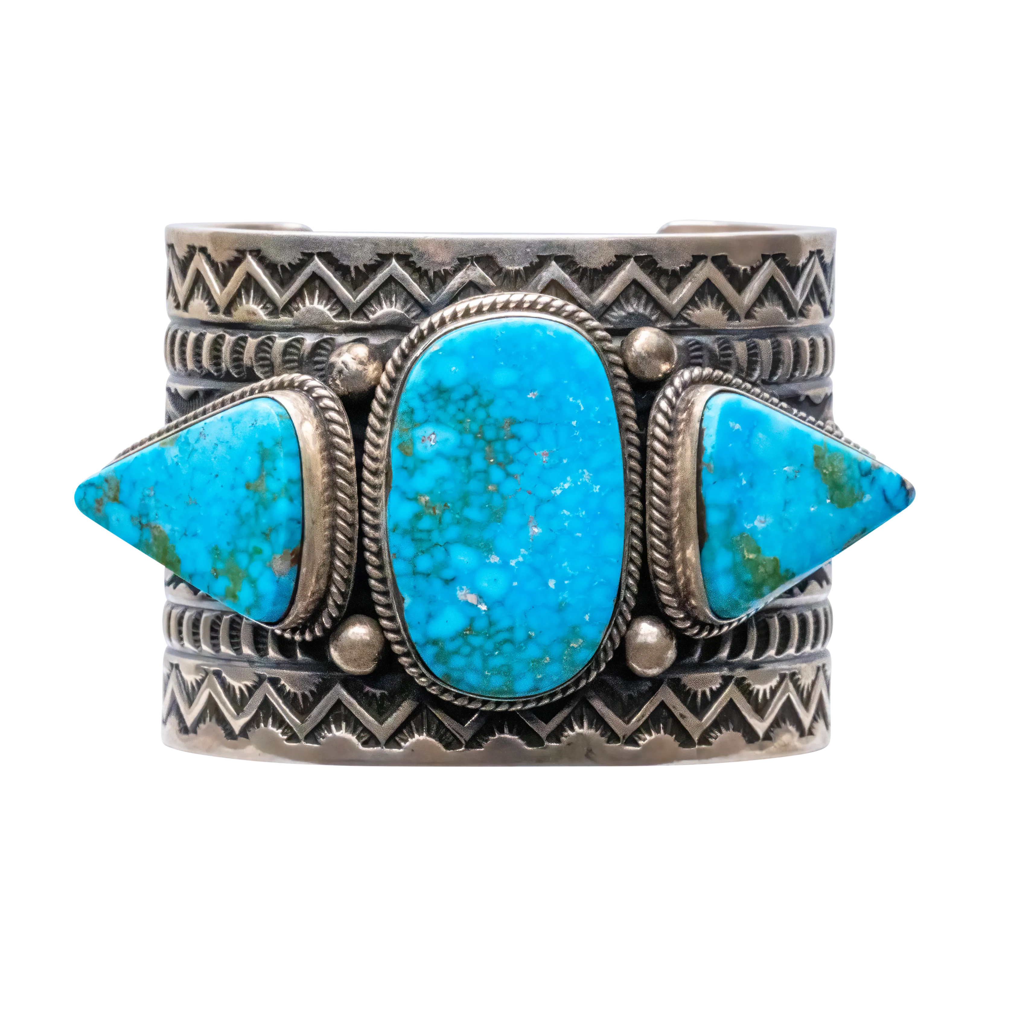 Birdseye Kingman Turquoise Cuff | Andy Cadman