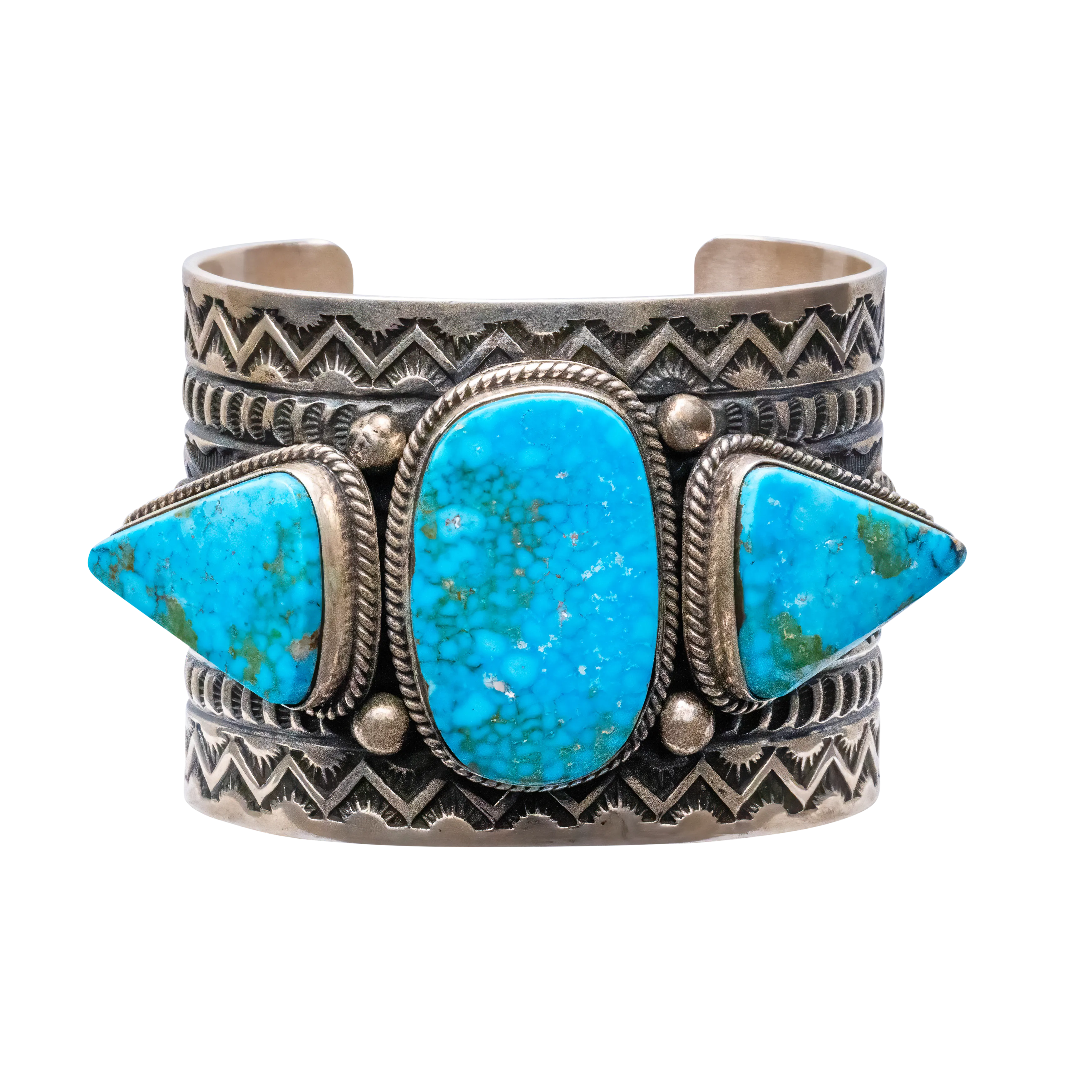 Birdseye Kingman Turquoise Cuff | Andy Cadman