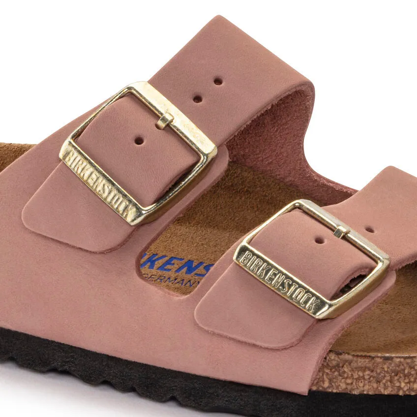 BIRKENSTOCK Womens Arizona Soft Footbed Sandals in Old Rose