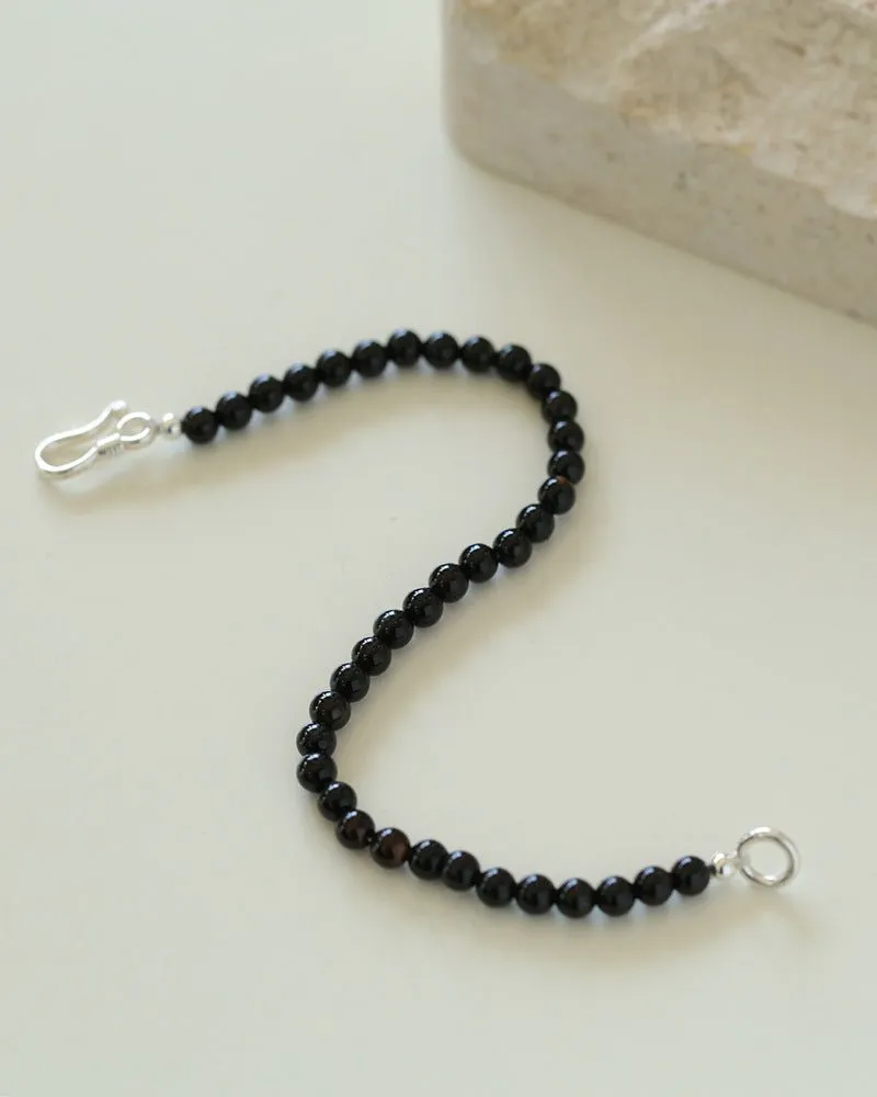 Black Onyx Beaded Bracelet