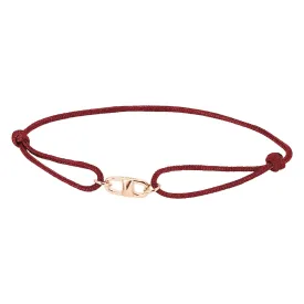 Bracelet LIEN Corde Amaranth RO