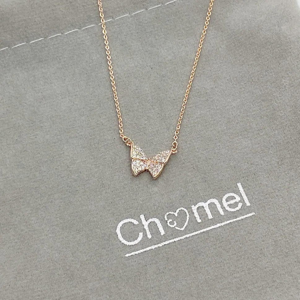 Butterfly Cubic Zirconia Necklace