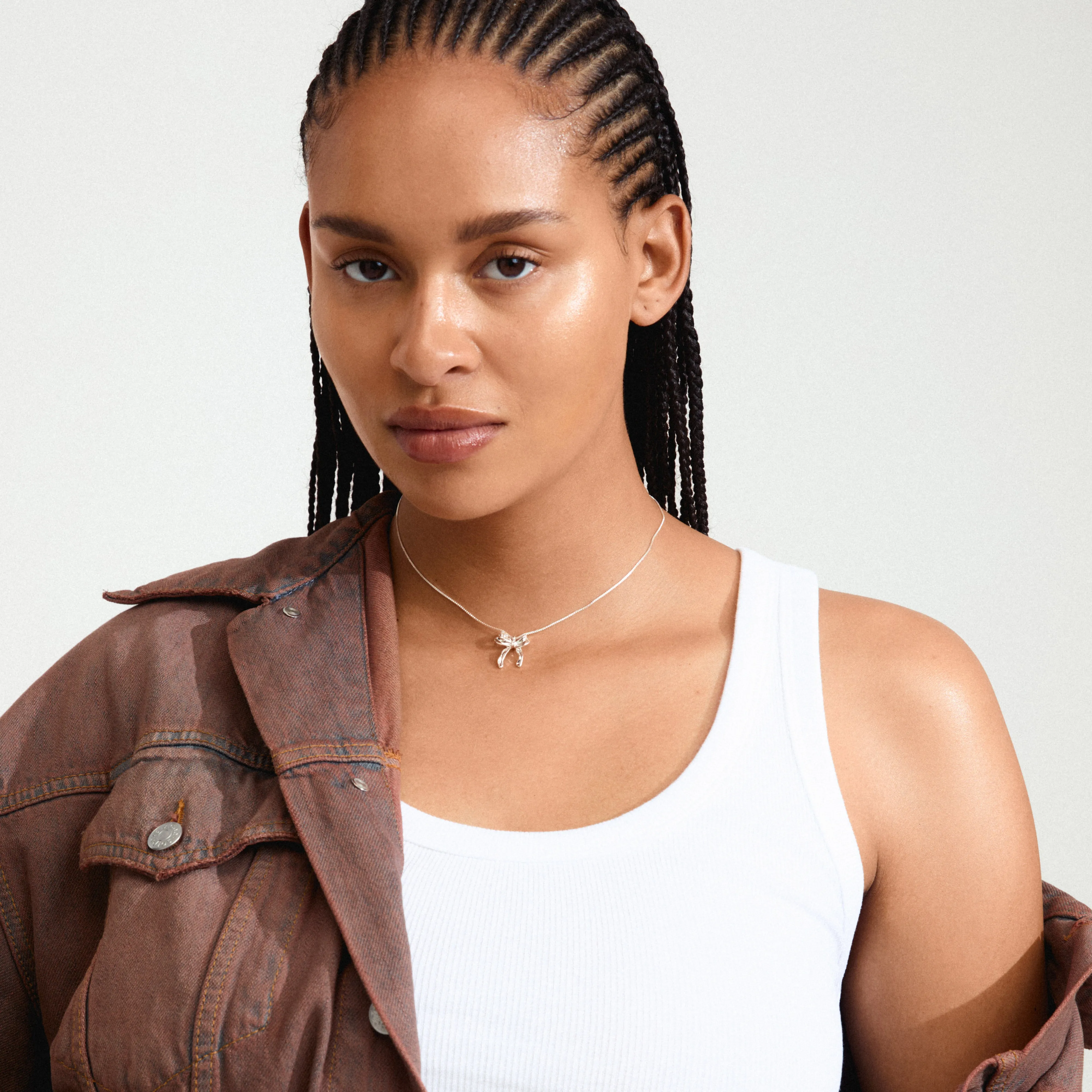 CASSIAN recycled necklace silver-plated