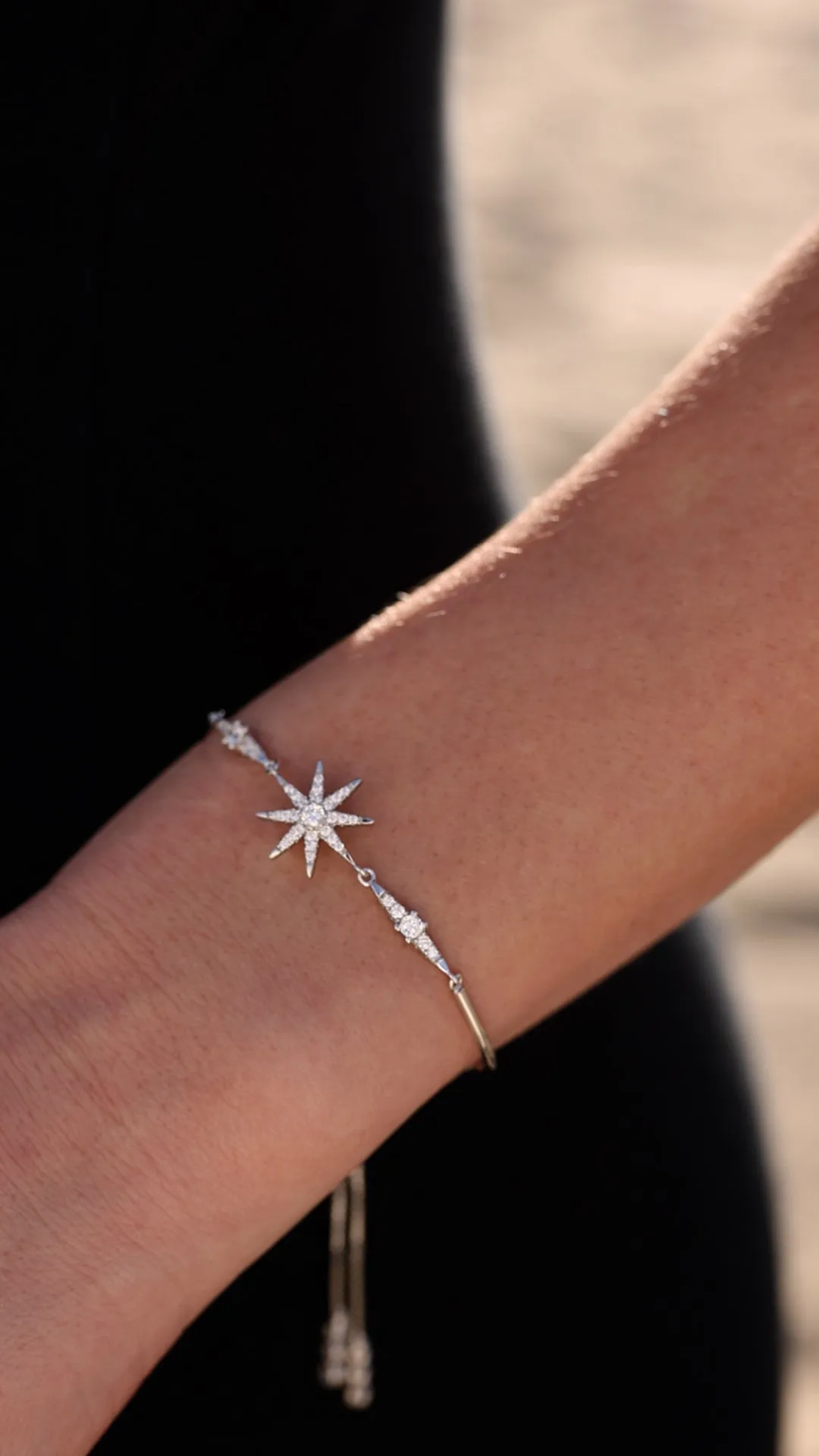 Celestia Bracelet White Gold Plated