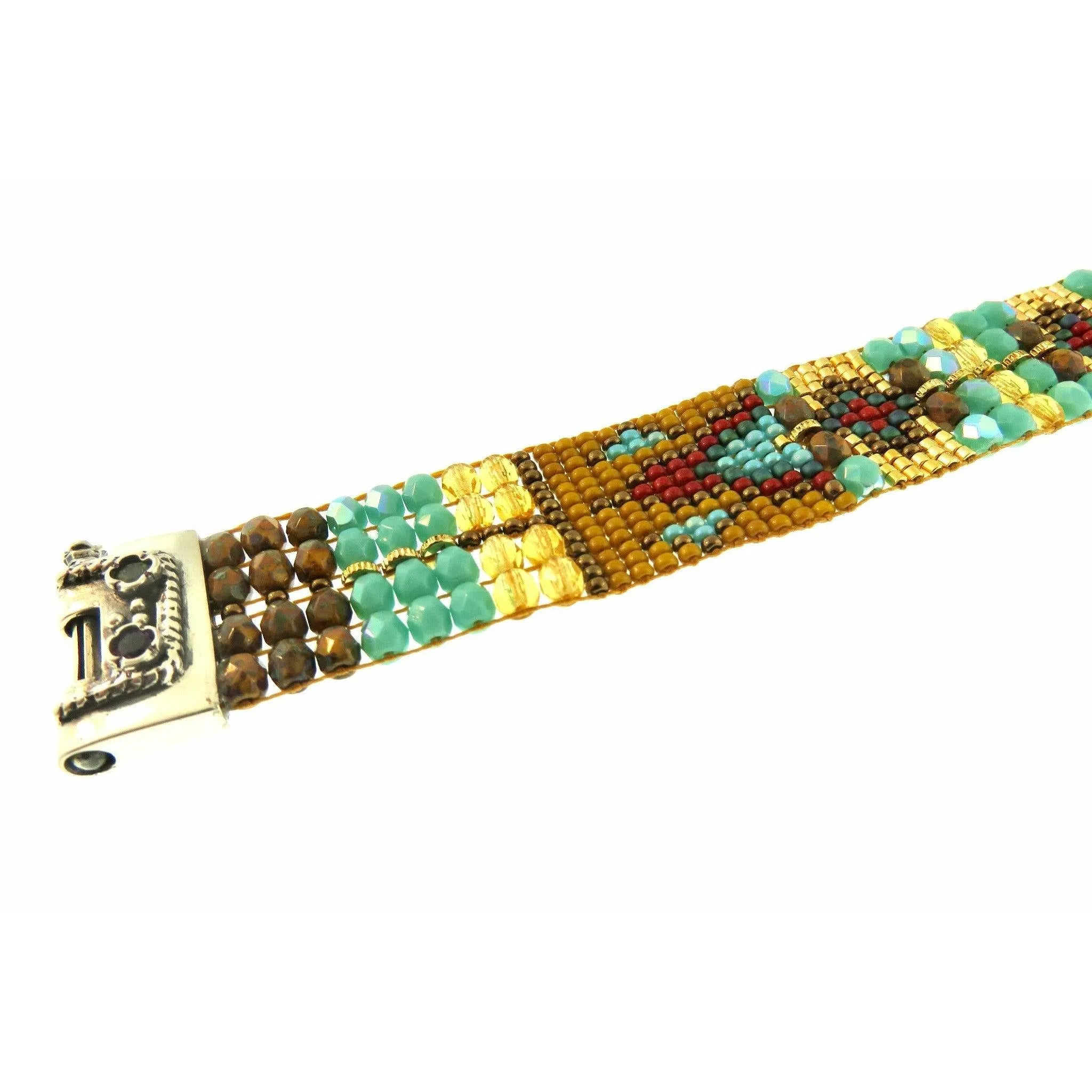 Chili Rose "Mustard Castle "Cowboy Bracelet