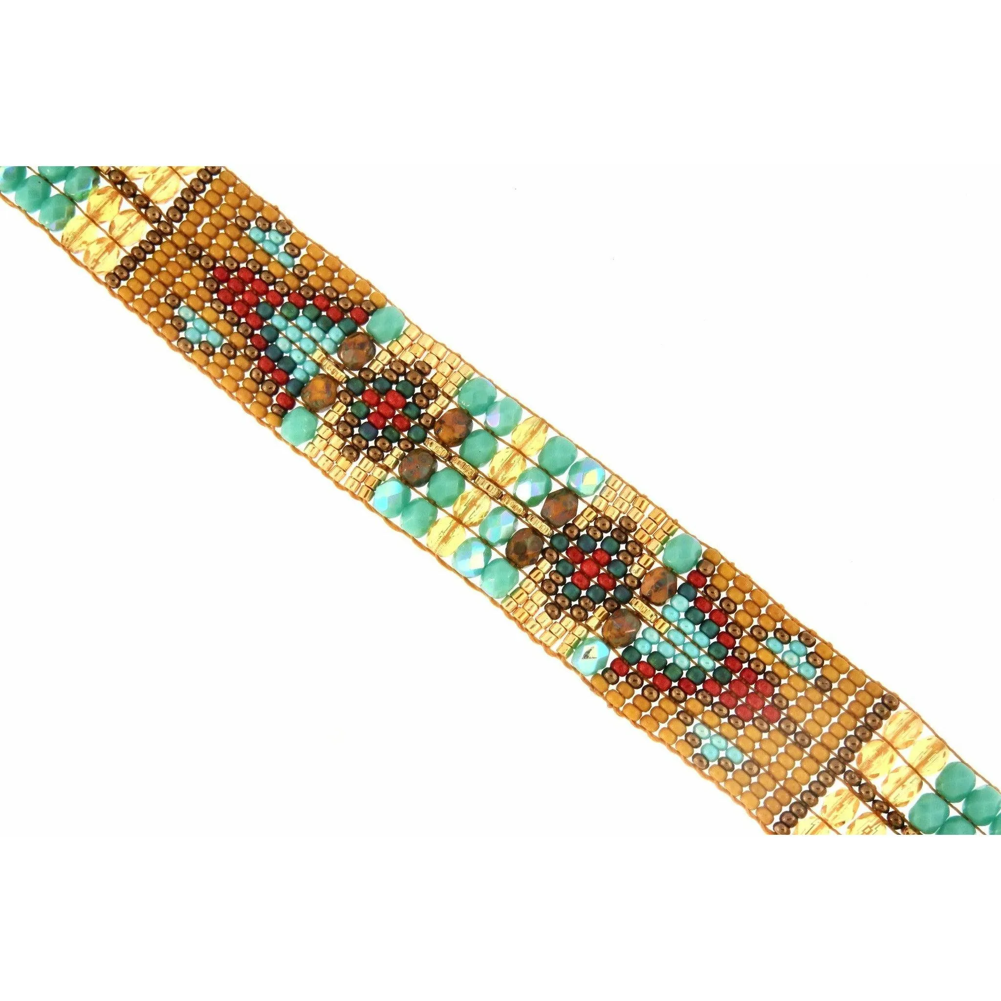 Chili Rose "Mustard Castle "Cowboy Bracelet