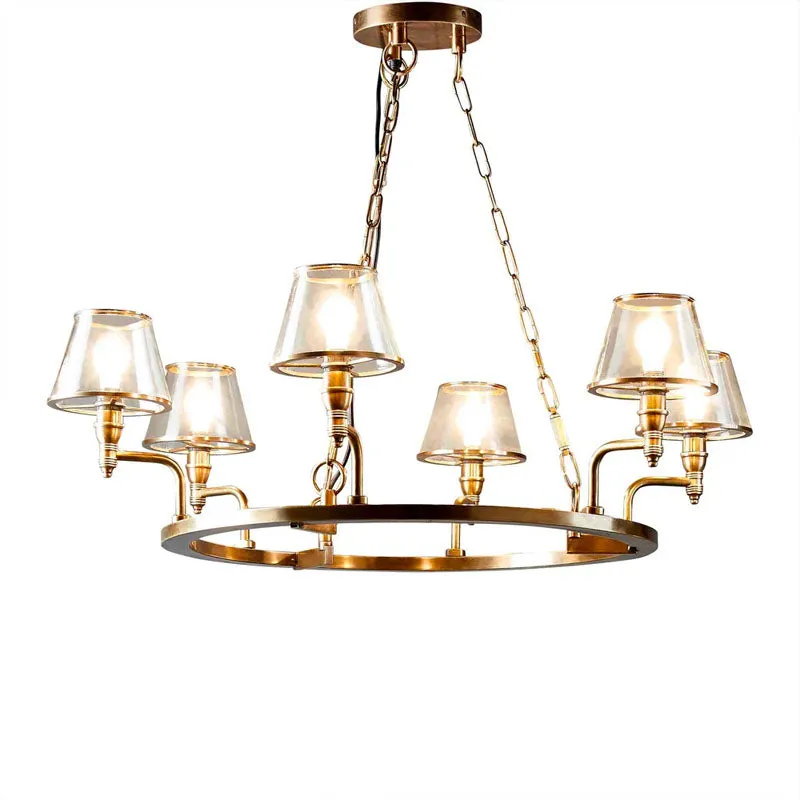 Classic Ring Brass Chandelier