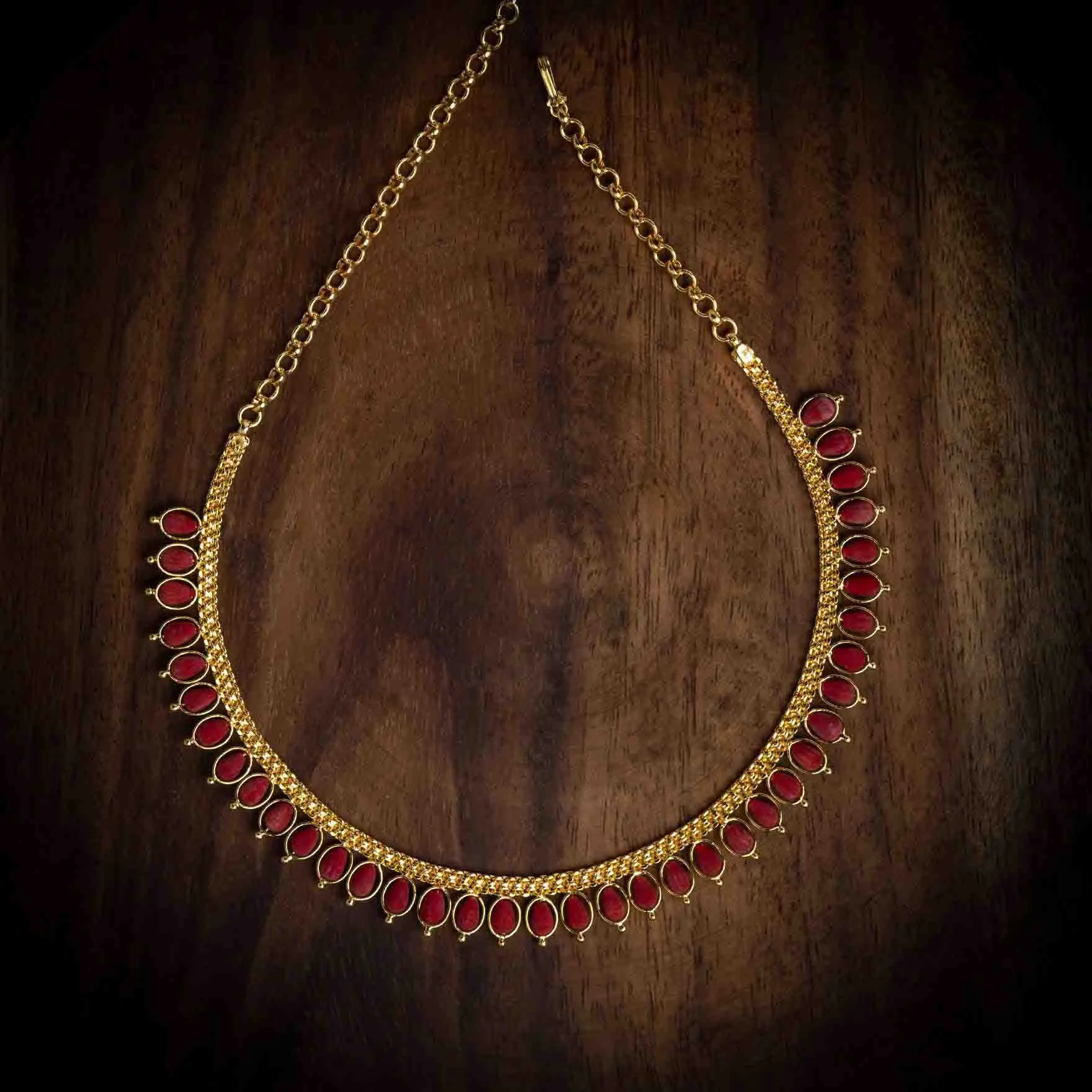 Coral Stone Necklace PPNS3C-005
