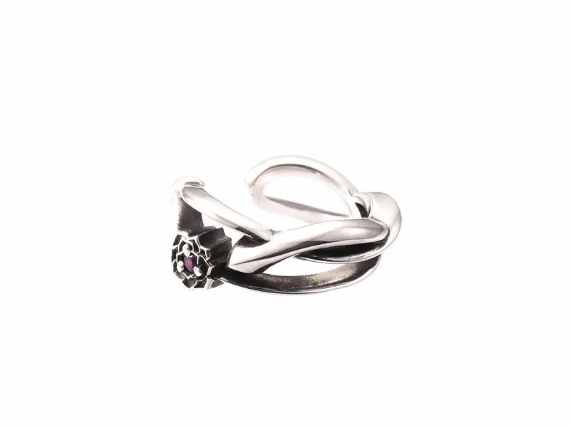 Crossing Snake Earcuff