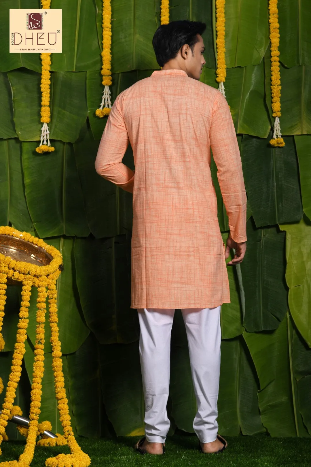 Dheu Pure Khadi Cotton Men's Kurta