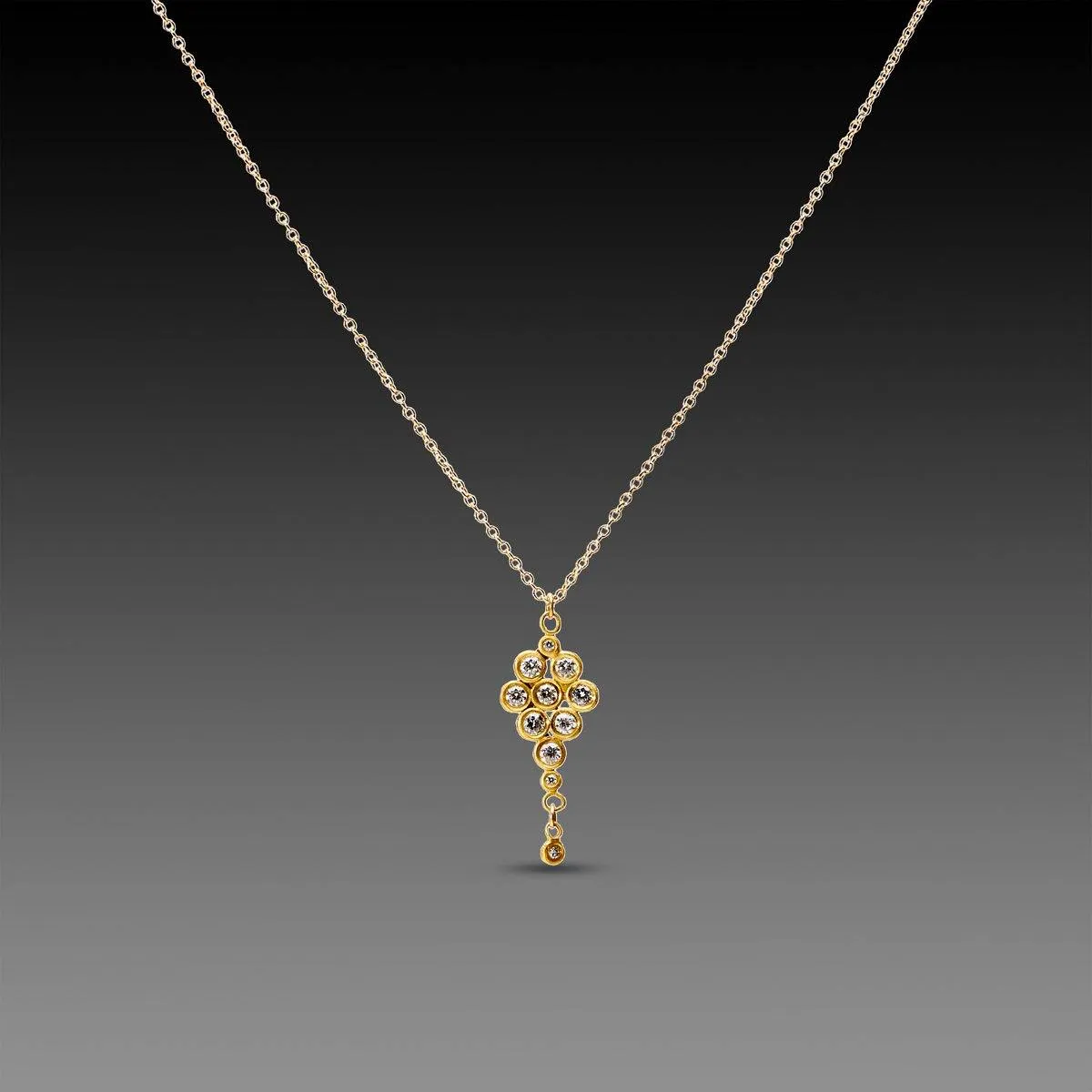 Diamond Cluster Necklace