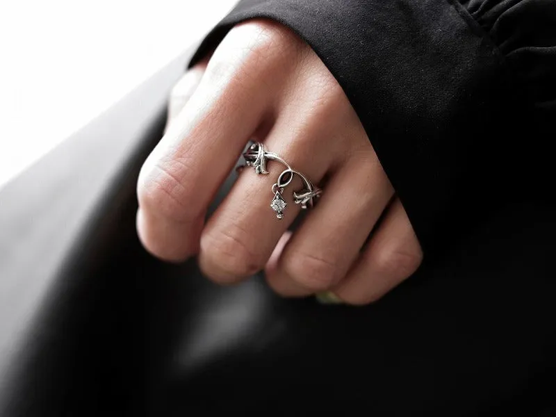 Drop Ornament Ring