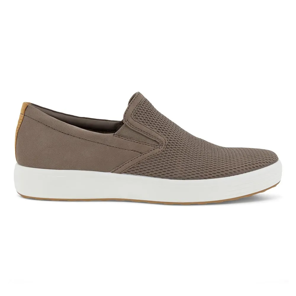 Ecco Soft 7 Slip On Shoe - Taupe / Taupe / Lion