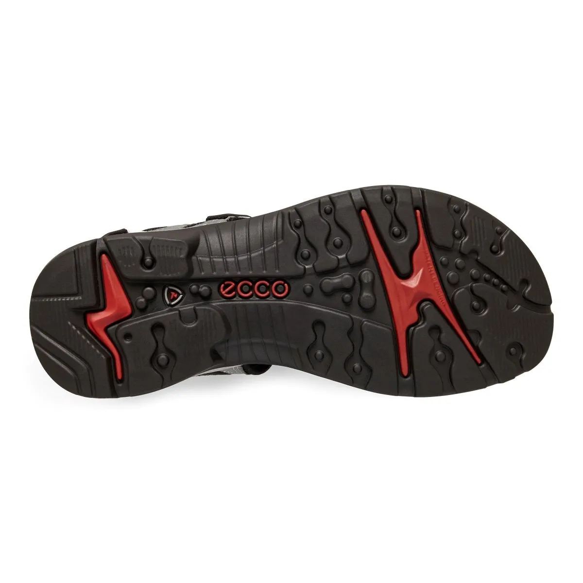 ECCO Womens Yucatan Sandal in Road Titanium Leather, Style 069563