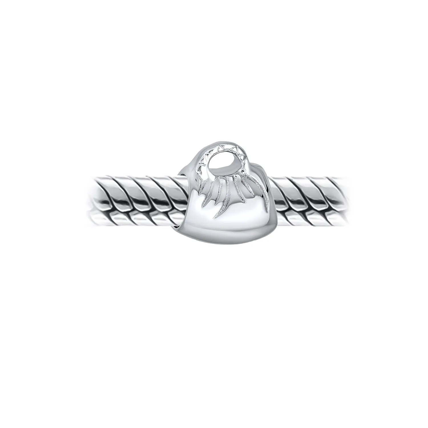 Fashion Clutch Purse Pocketbook Hand Bag Charm Bead Sterling Silver