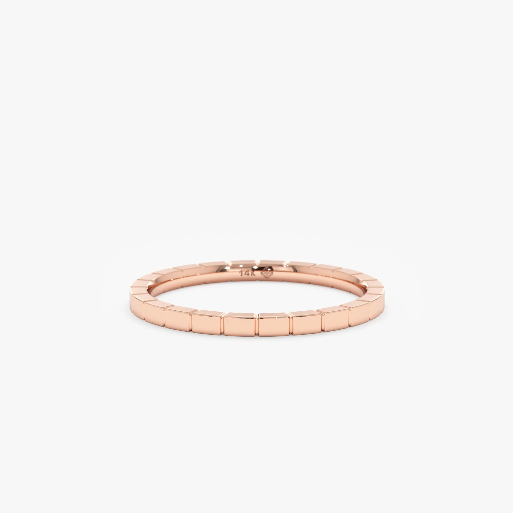 Fluted Design Wedding Ring, Jette