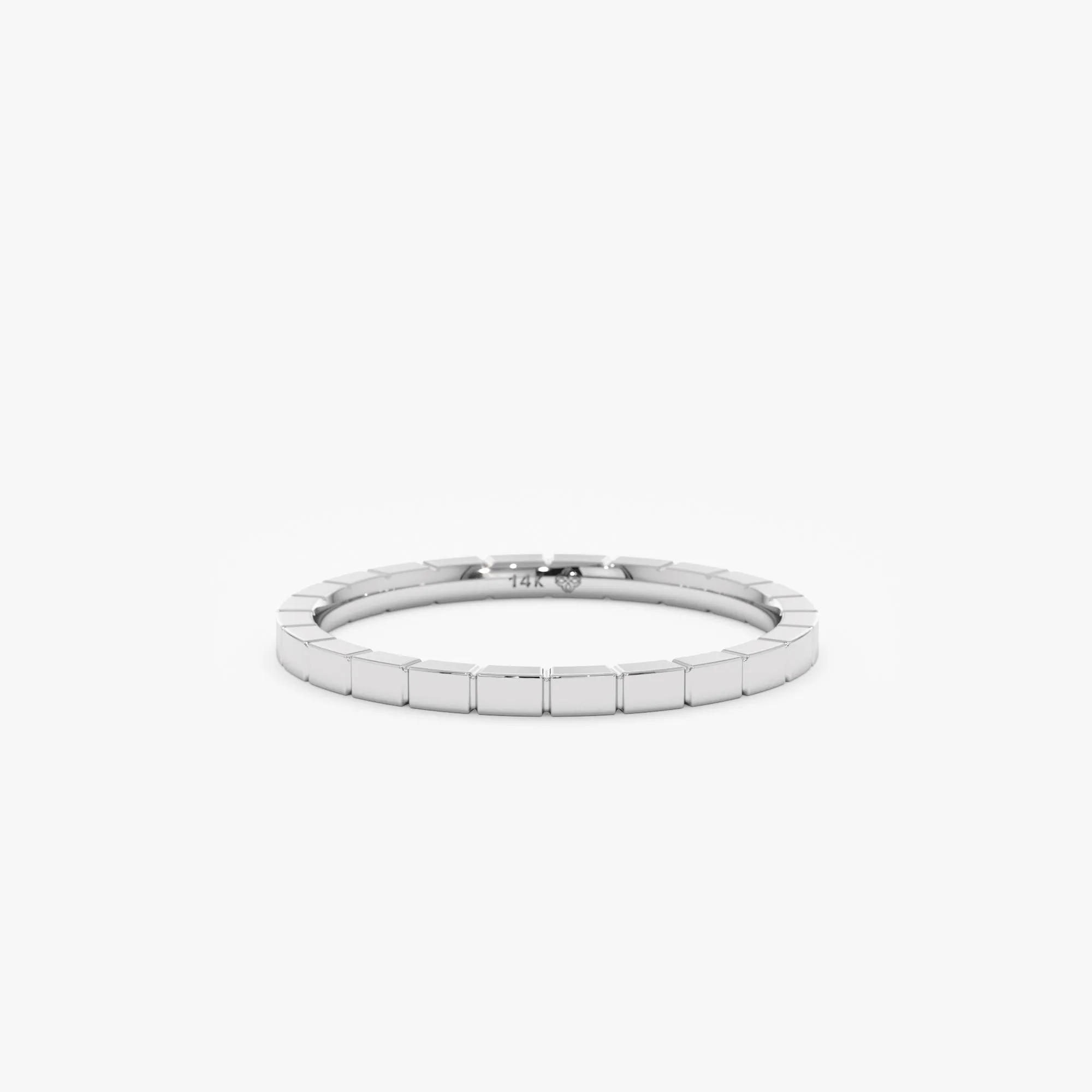 Fluted Design Wedding Ring, Jette