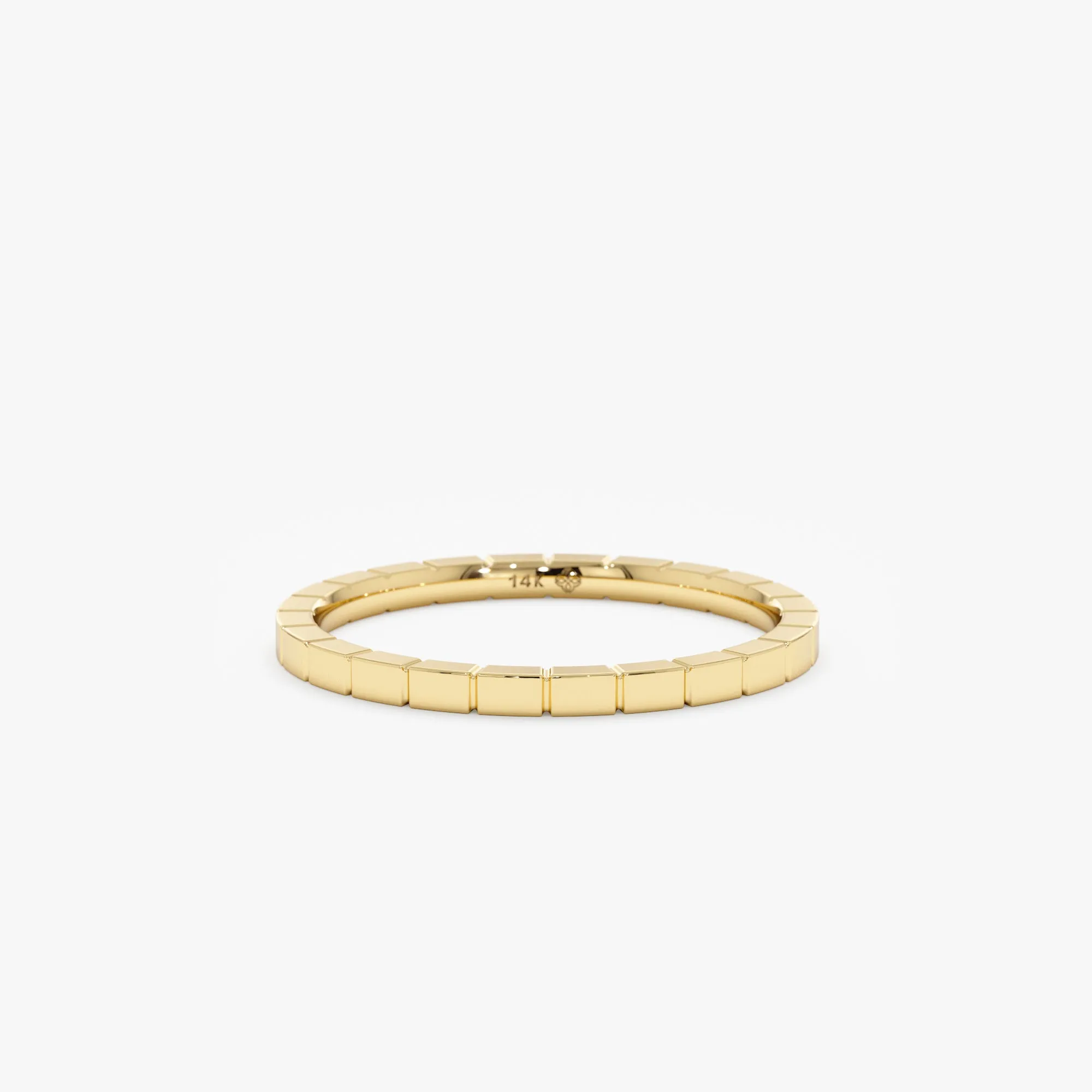 Fluted Design Wedding Ring, Jette