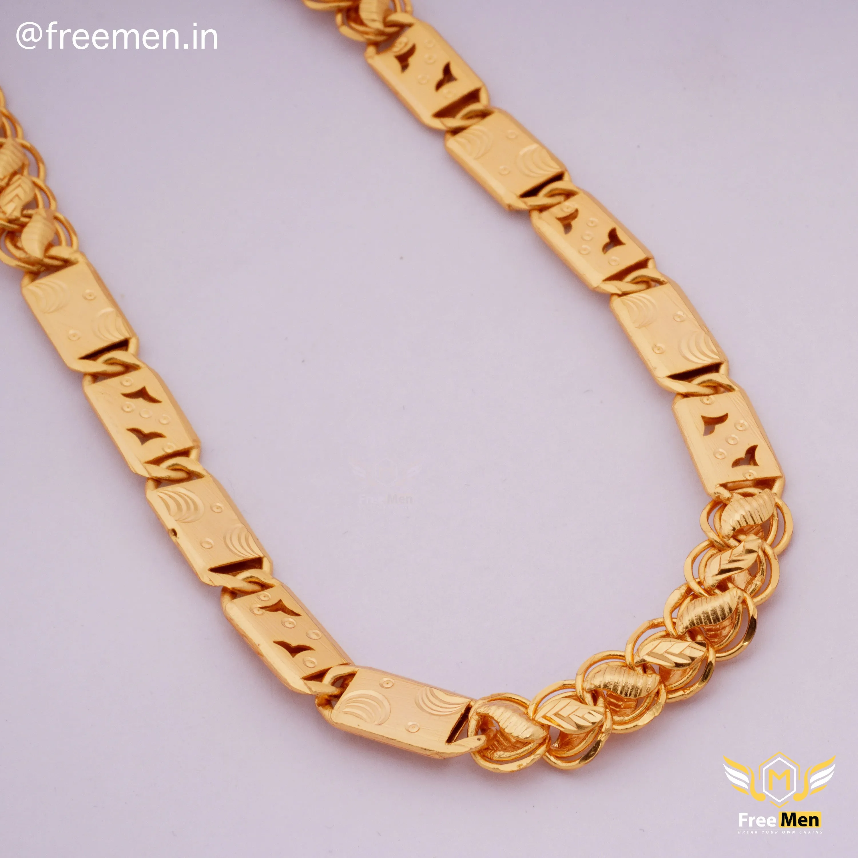 Freemen Best Special Lotus Nawabi Design Chain for Men - FM218