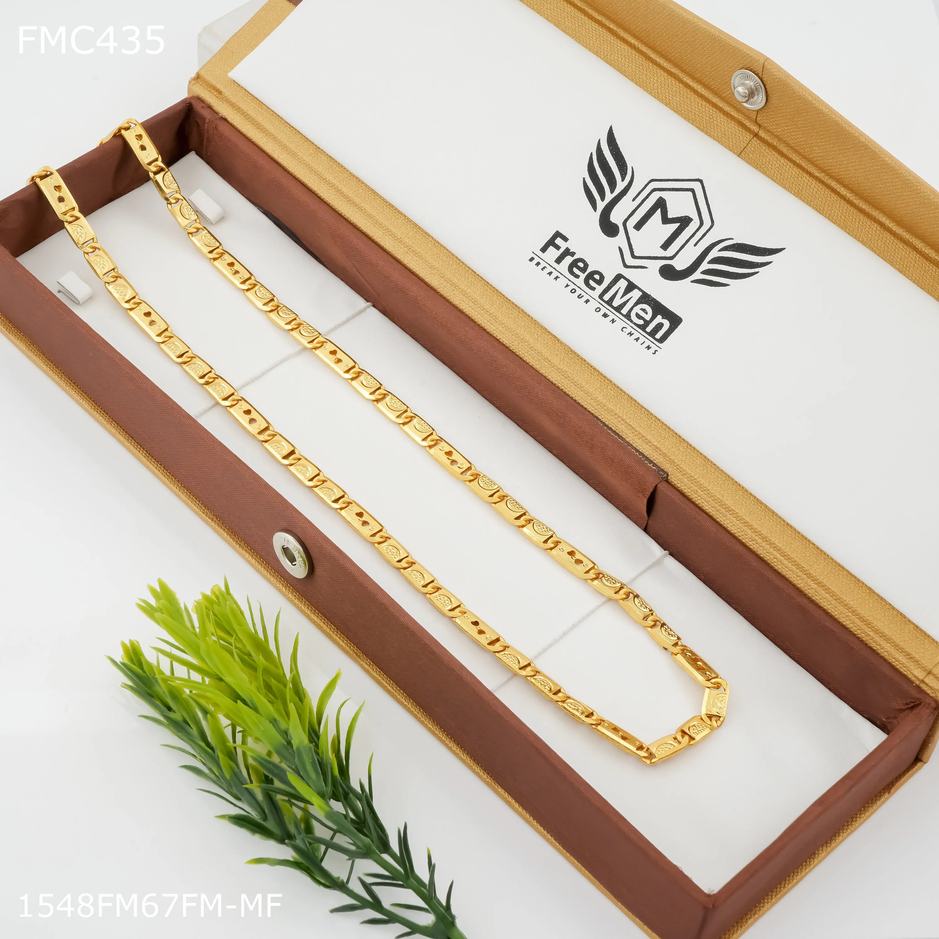 Freemen Dubal heart Nawabi Chain Design - FMC435