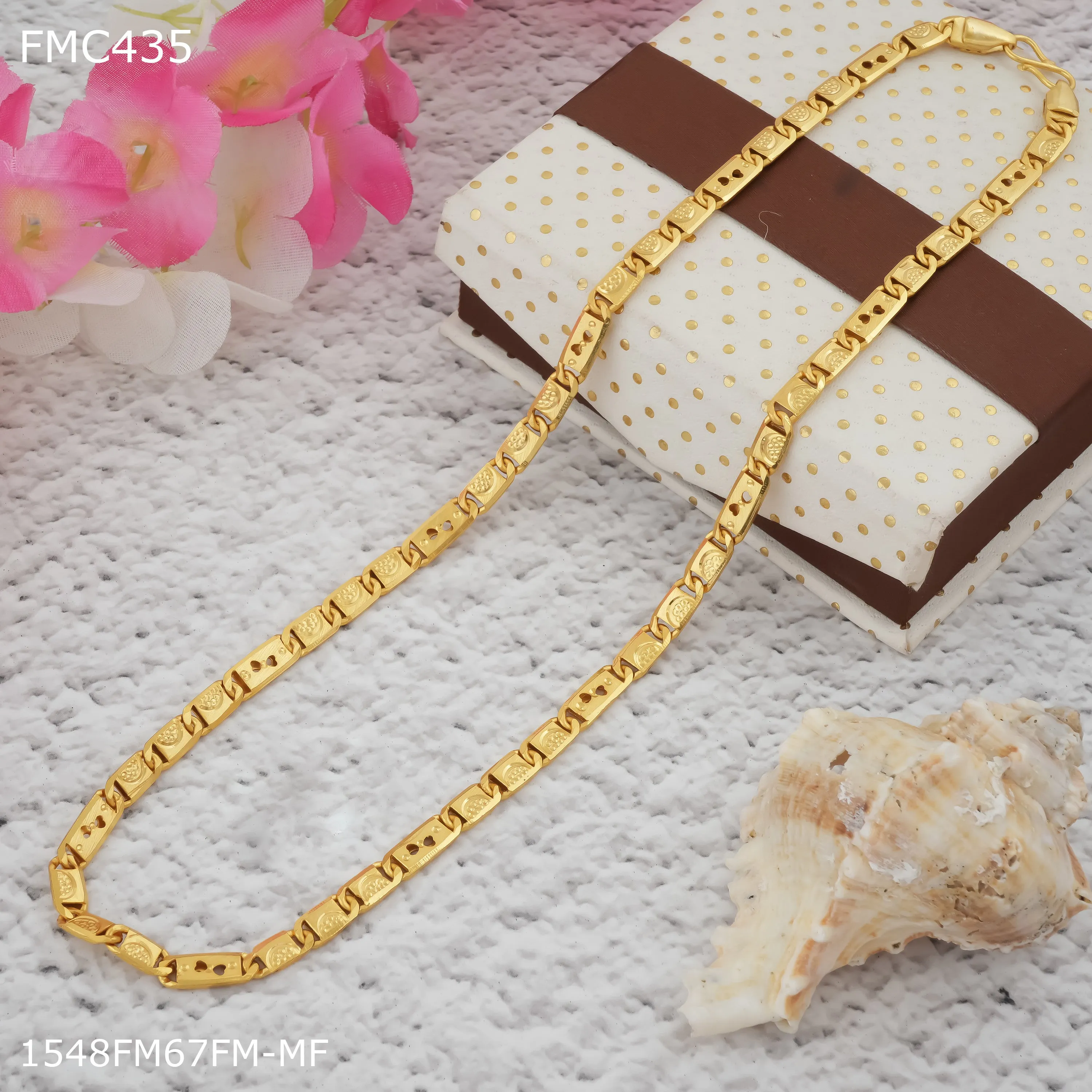 Freemen Dubal heart Nawabi Chain Design - FMC435