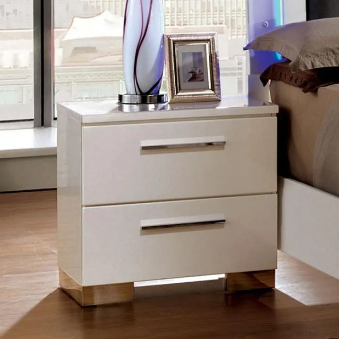 Furniture of America Clementine 2-Drawer Nightstand CM7201N