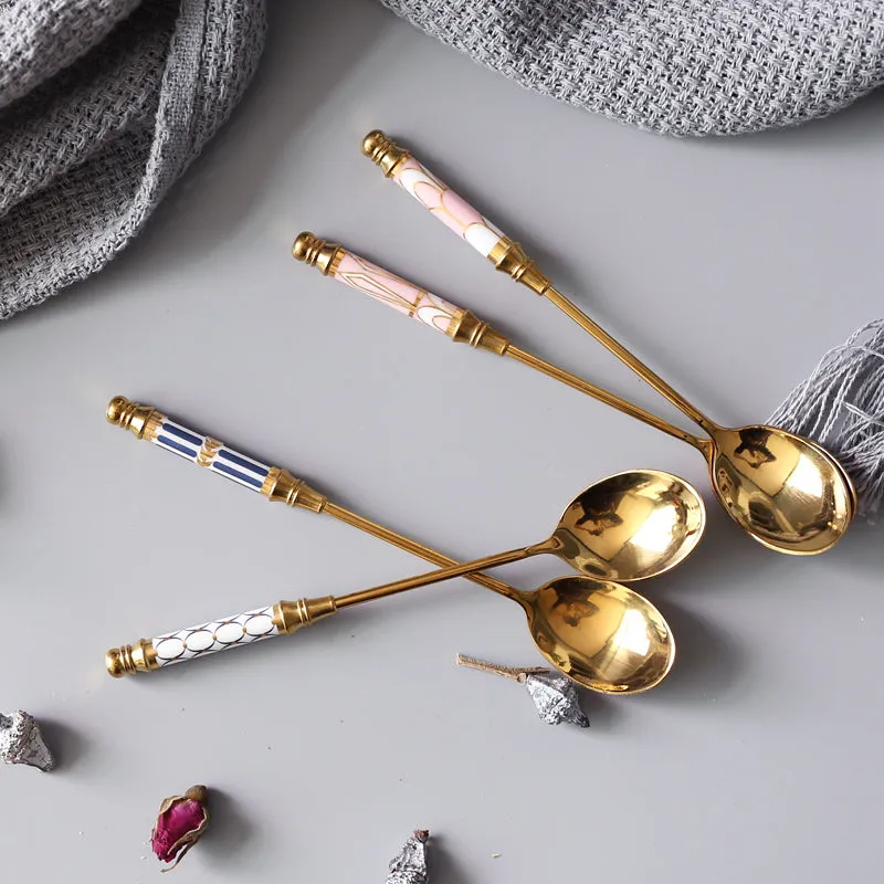 Gatsby Elegant Modern Dessert Spoons - Set of 4