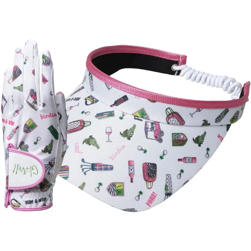 Glove it- Glove It Women's Classic Print Coil Visor
