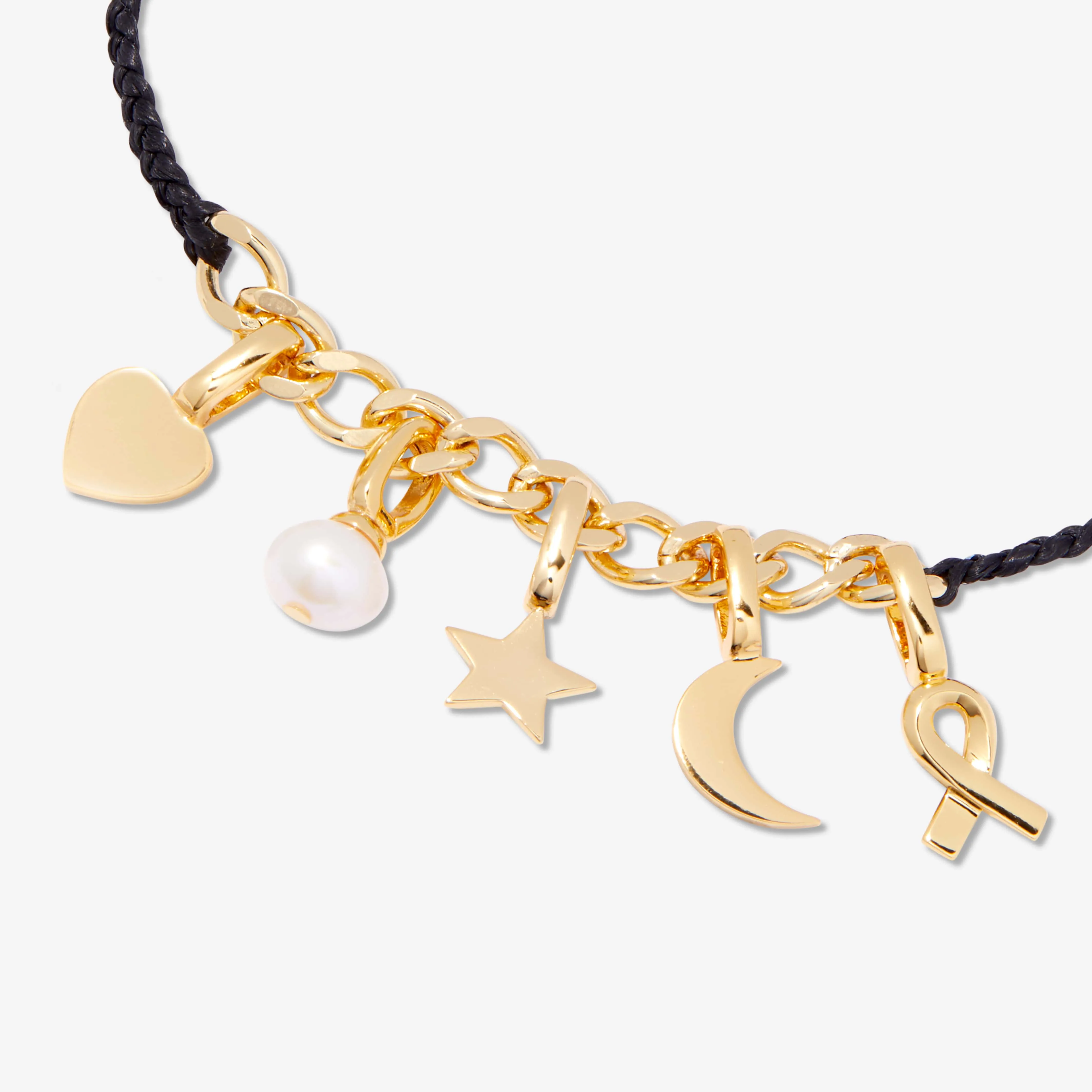 Harper Curb Chain String Bracelet