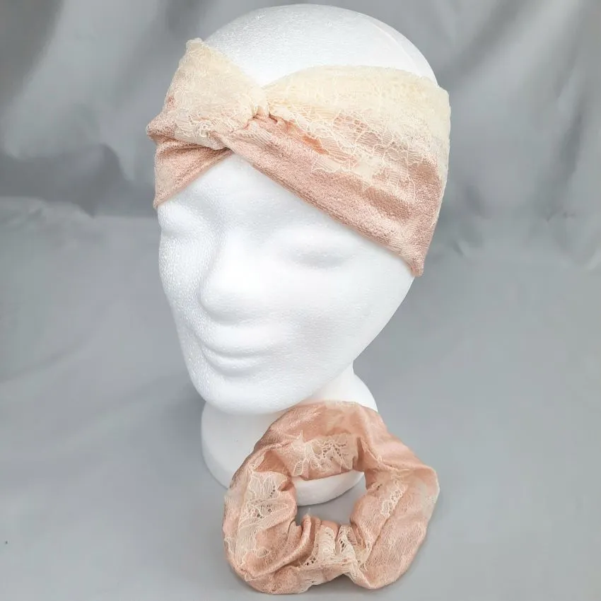 Headband | Winded Leaves | Shiny Rose |