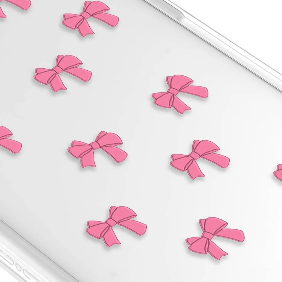 iPhone 12 Pro Max Pink Ribbon Bow Mini Phone Case MagSafe Compatible