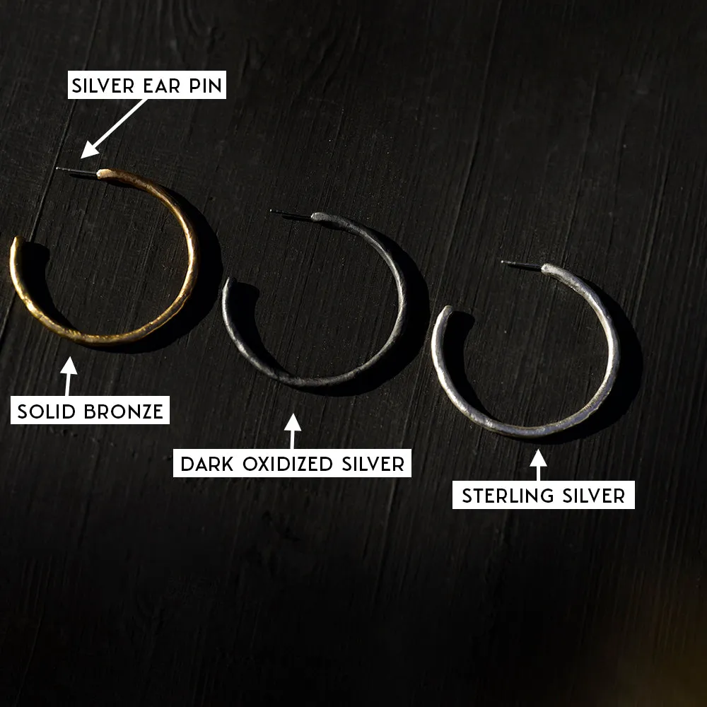Jalo Hoop Earring in Silver