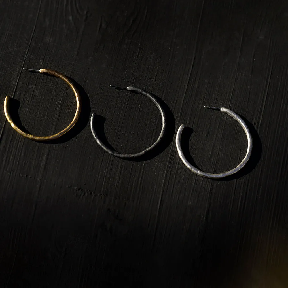 Jalo Hoop Earring in Silver