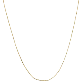 Kirstin Ash Fine Box Chain, 9k Gold