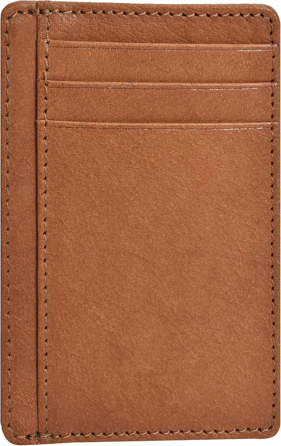 Leather Minimalist Wallet for Men & Women RFID Front Pocket Leather Card Holder Wallets